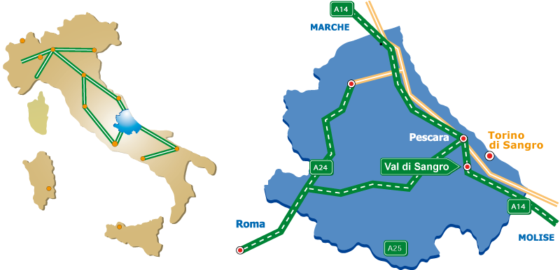 Dove travere Torino di Sangro in Abruzzo